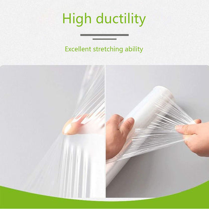 2 Pack Cling Film for Food 30cm x 500E, Storing Food Cling Film Refill Rolls-Kitchen Preparation Reusable Clingfilm(Suitable for large size dispenser)
