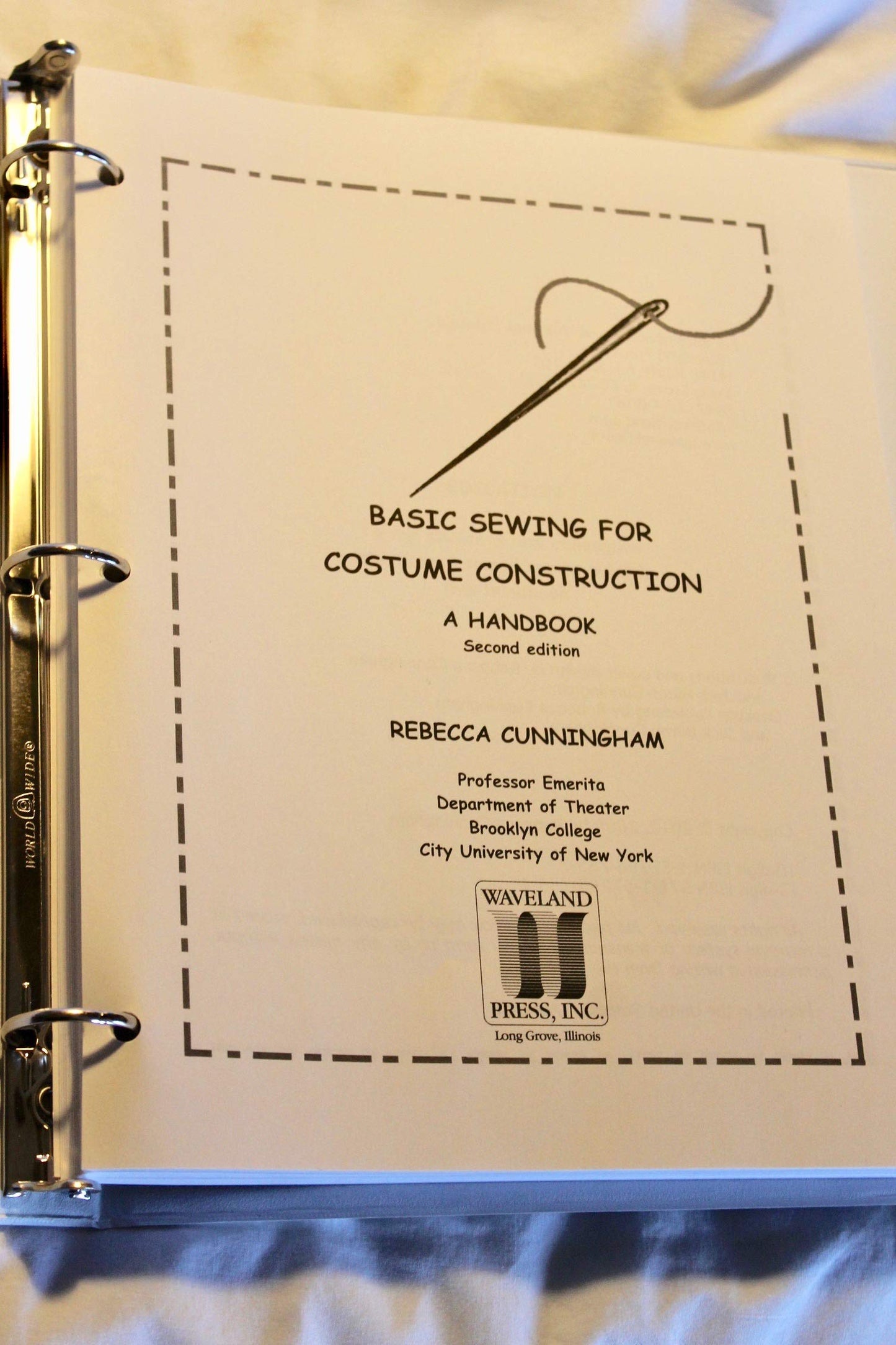 Basic Sewing for Costume Construction: A Handbook, Second Edition