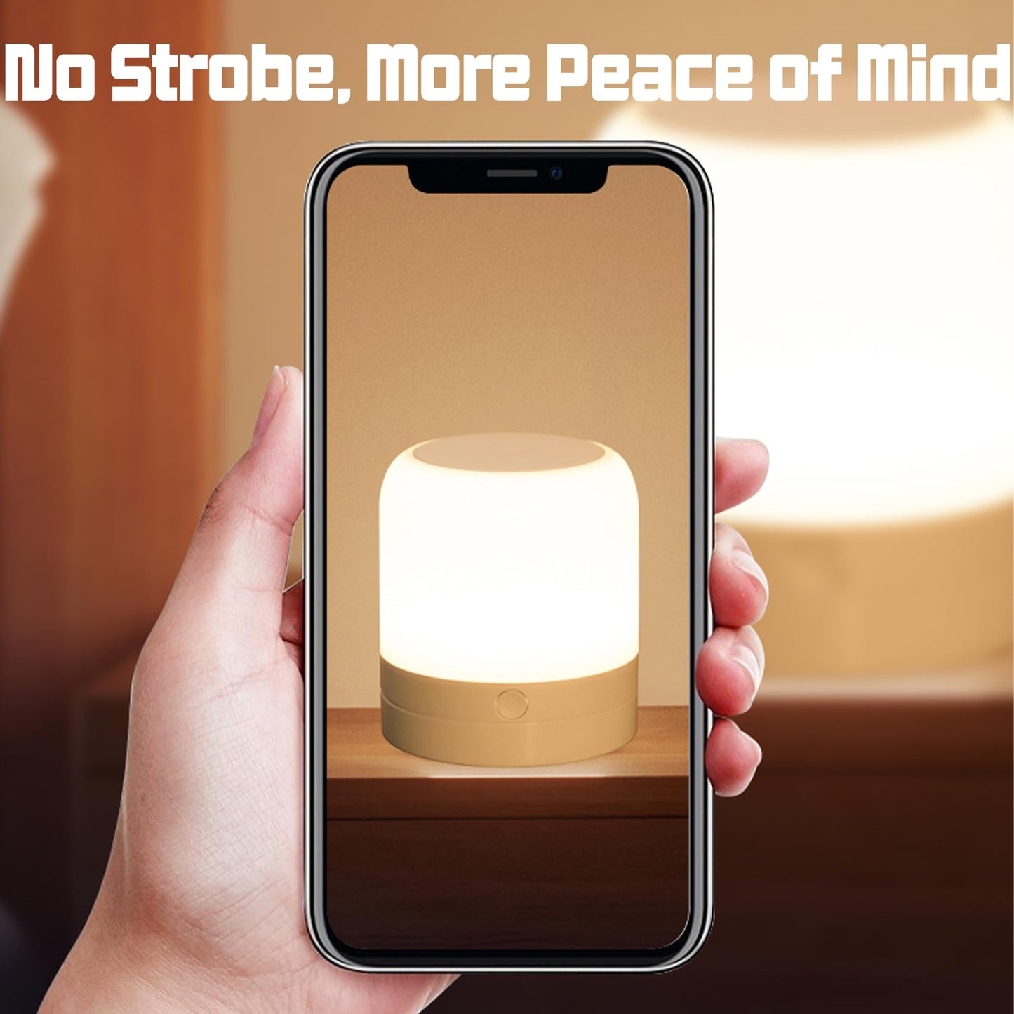 FNMYCO Portable Baby Night Light,3 Colours Egg Light for Nursery,Rechargeable Night Light for Kids,Small Cordless Table&Bedside Lamp,Eye Caring Dimmable LED Touch Lamp for Toddler,Girl,Boy,Nursing