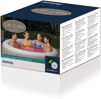 Lay-Z-Spa LED Light Accessory for Hot Tubs, 7 Colour Underwater Light