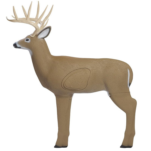 SHOOTER Buck 3D Archery Target, 48” Tall, Replaceable Insert for Long Life, Weather-Resistant Construction, High-Density Impact-Response Foam Withstands Field Points, Broadheads, and Expandables