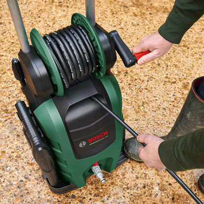 Bosch High Pressure Washer AdvancedAquatak 140 (2100 W, 140 Bar Pressure, Max. Flow Rate 450 l/h, Max. Flow Temperature: 40 °C, Hose Length 5 Metres, in Carton Packaging)