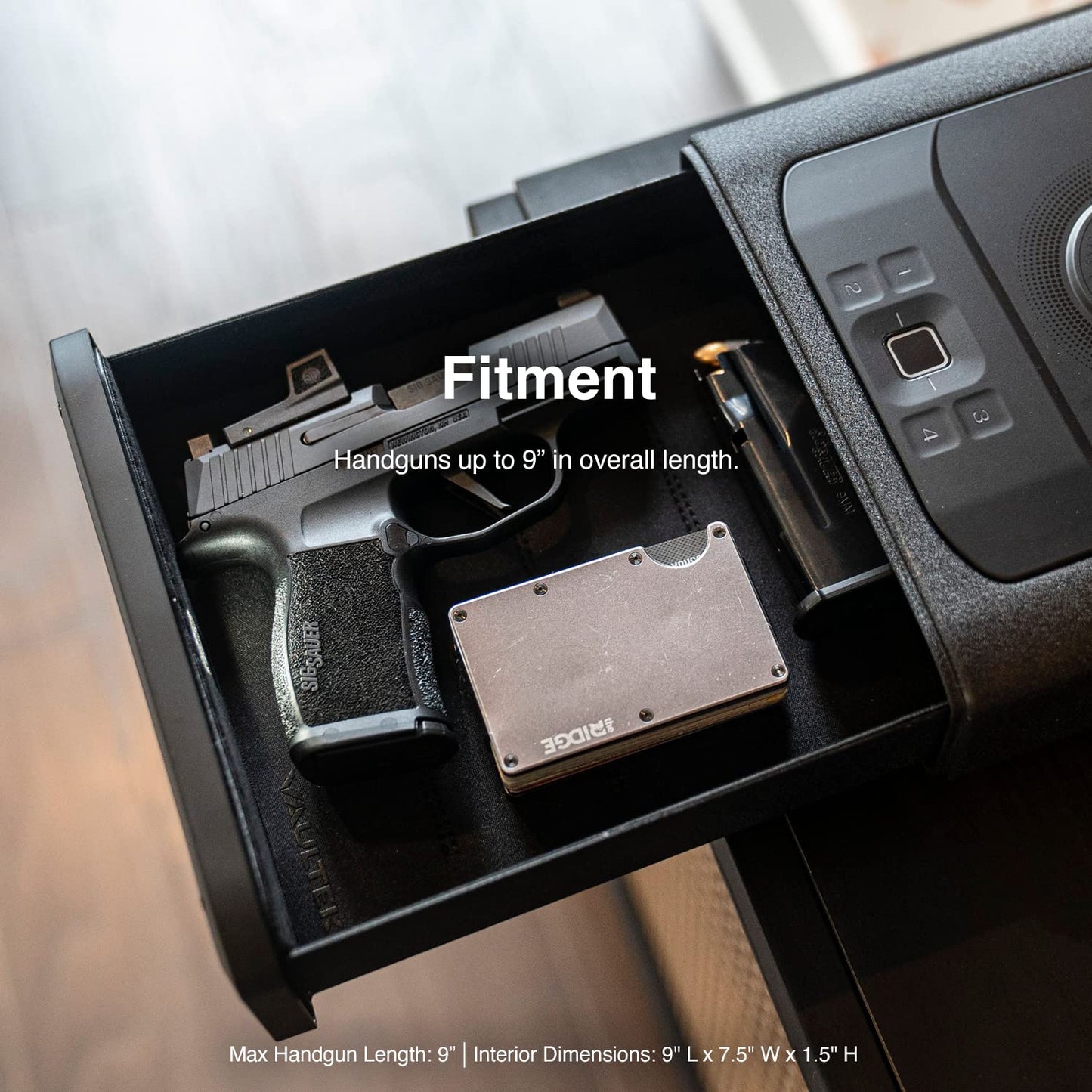 VAULTEK DS2e Smart Station™ Essential Model with Digital Keypad + Auto Open Drawer + Charging Ports