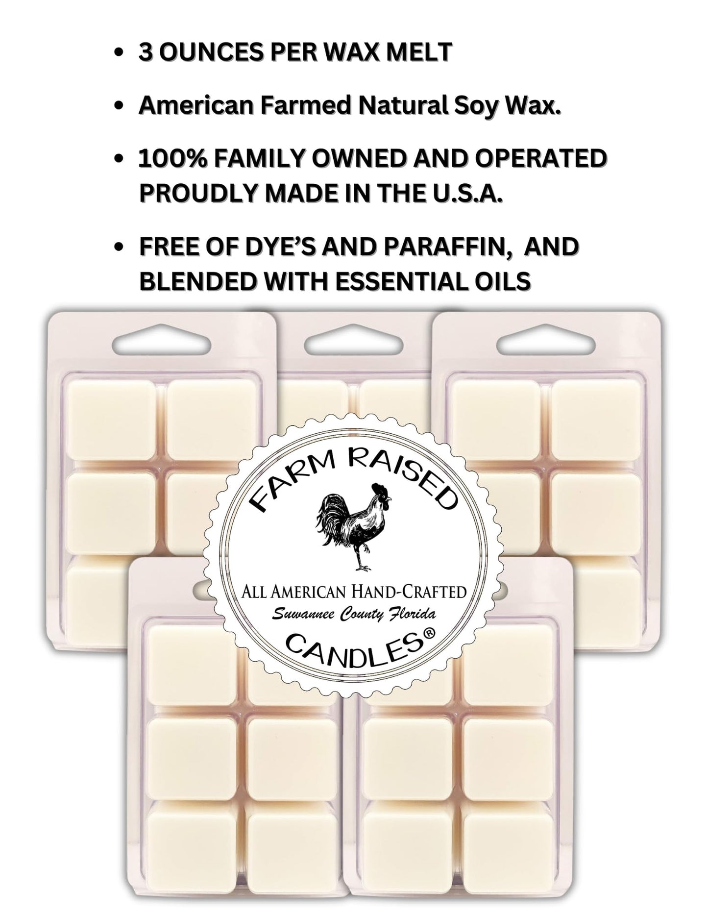 Pumpkin Soy Wax Melts Variety -16 Total Ounces - USA Made - 5-Pack - Fall Wax Melts Soy - Hand Crafted – Vanilla Cream Pie, Apple Cider, Butterscotch, Pumpkin Spice & Latte