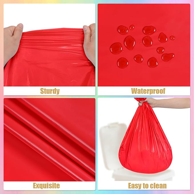 12 Packs Disposable Plastic Tablecloths 54 x 108 Inch Rainbow Color Table Cloths Colorful Rectangle Waterproof Table Covers for Birthday Wedding Picnic Theme Party Decoration