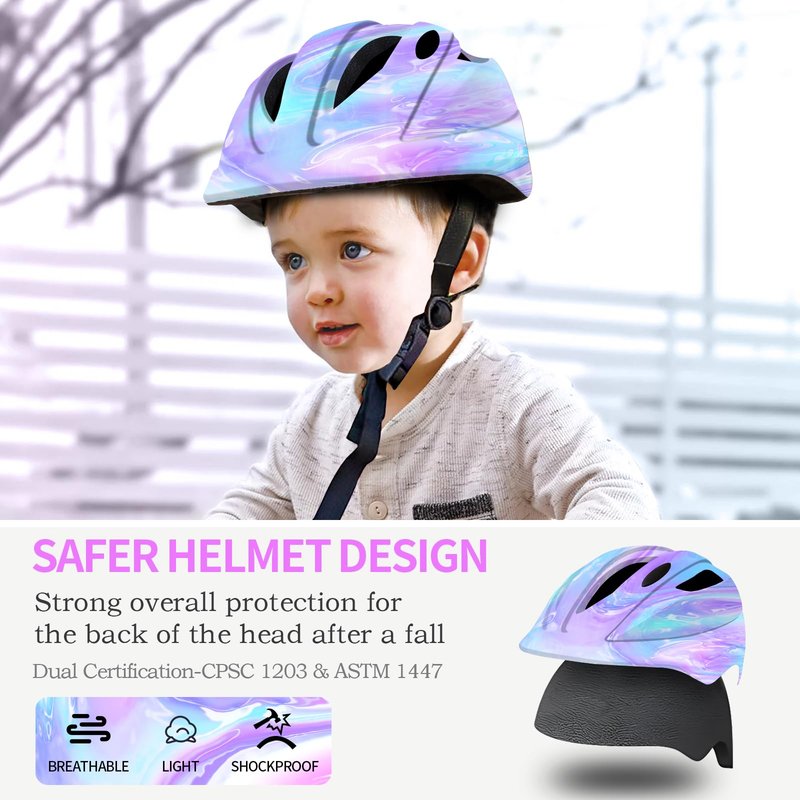 ETEETOW Bike Toddler Helmet 2-4 Years,Adjustable Safety Lightweight Baby/Kids Helmets Ages 1-3-5-8 for Girls Boys,Multi-Sport Infant Helmet for Skating Cycling Scooter