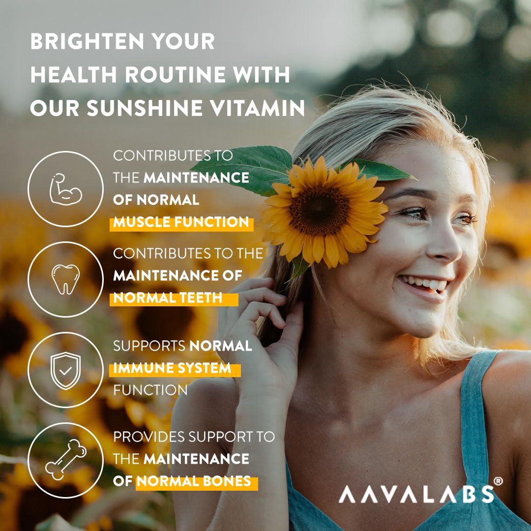 Vitamin D3 4000 IU - with Extra Virgin Olive Oil for Optimum Absorption - High Strength Vitamin D Supplement Contributes to Bone, Muscle and Immune Function - 365 Vitamin D Capsules