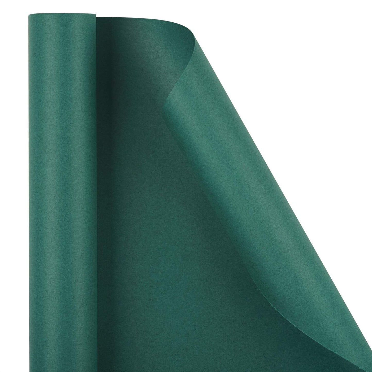 RUSPEPA 30"x 393"(32.8') Dark Green Kraft Wrapping Paper Large Jumbo Roll, Recyclable Green Art Gift Wrap Paper for Christmas Gift Wrapping, Table Covering, Art & Craft Supplies, Bouquet Flower, 80GSM