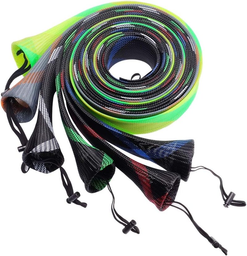 Fishing Rod Sleeve - Braided Mesh Rod Protector for Spinning, Casting, Musky, Ice, Fly & Spey Rods | Durable & Lightweight Design