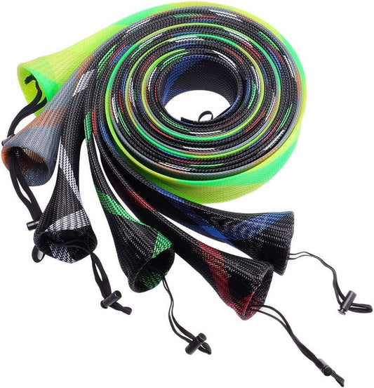 Fishing Rod Sleeve - Braided Mesh Rod Protector for Spinning, Casting, Musky, Ice, Fly & Spey Rods | Durable & Lightweight Design