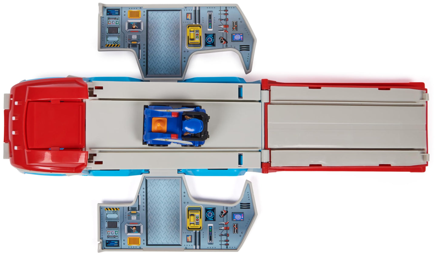 PAW Patrol: Pup Squad Patroller Team Vehicle, Toy Lorry with Collectible Chase Toy Car, Kids’ Toys for Boys & Girls Aged 3+