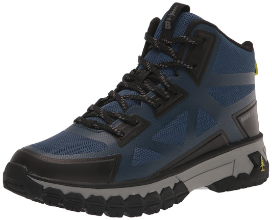 BASS OUTDOOR MEN'S BOOTS PEAKSEAMLESSHIKERMID,ENSIGN BLUE, 9