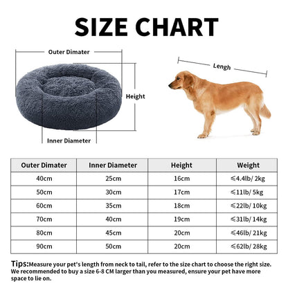 YOJOGEE Small Cat Bed for Indoor Cats, Self-Warming Donut Kitty Bed for Small Cats Keeping Warm, Washable Pet bed with Anti Slip Base, DarkGrey 40cm