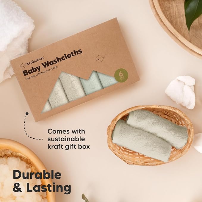 6-Pack Baby Washcloths