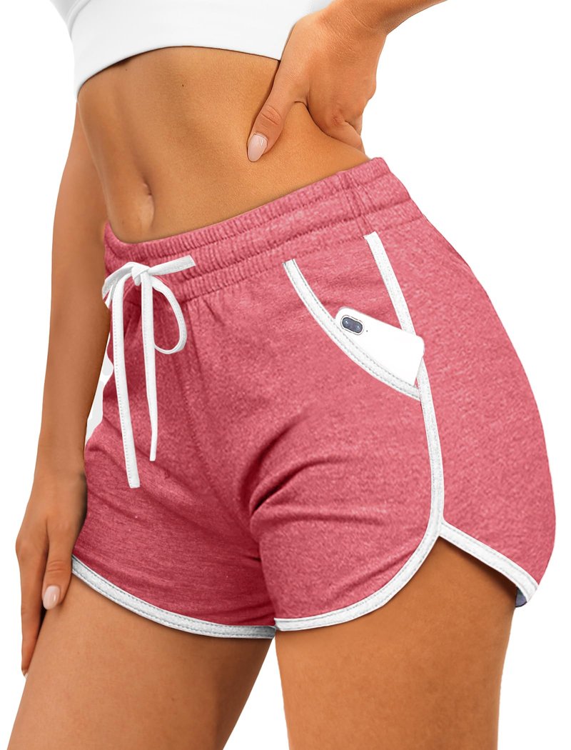 Aloodor Biker Shorts Women Summer Outfits Plus Size Spring Clothes Workout Shorts with Pockets