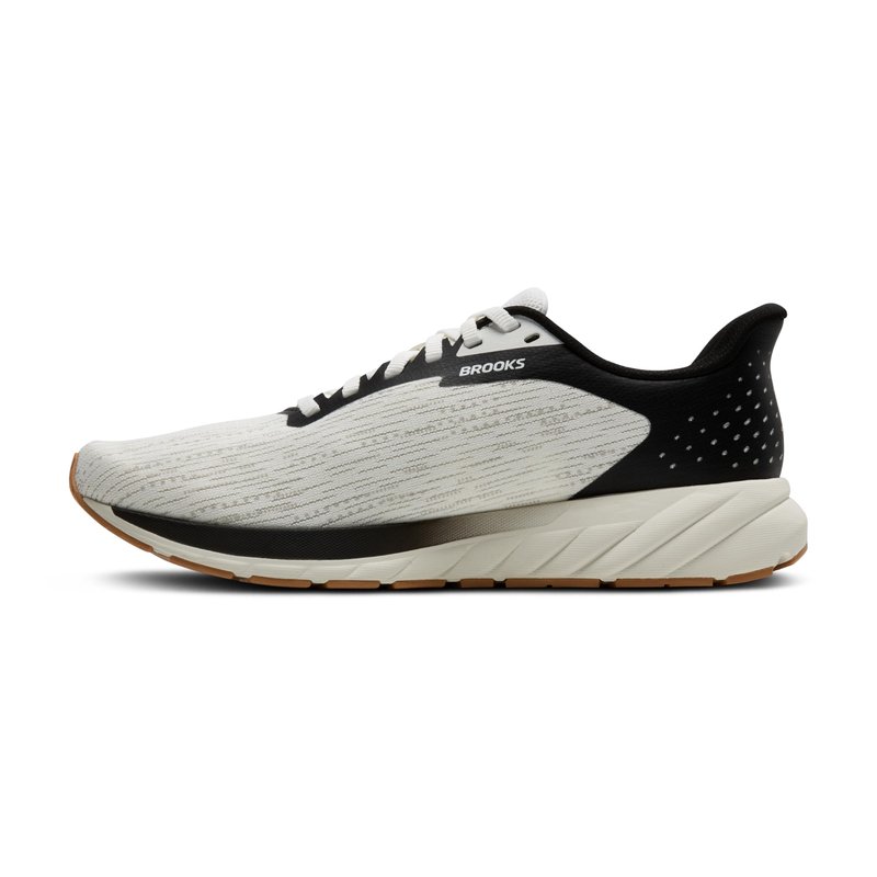 Brooks Women’s Anthem 7 Neutral Running Shoe - White/Black/Tan - 10 Medium