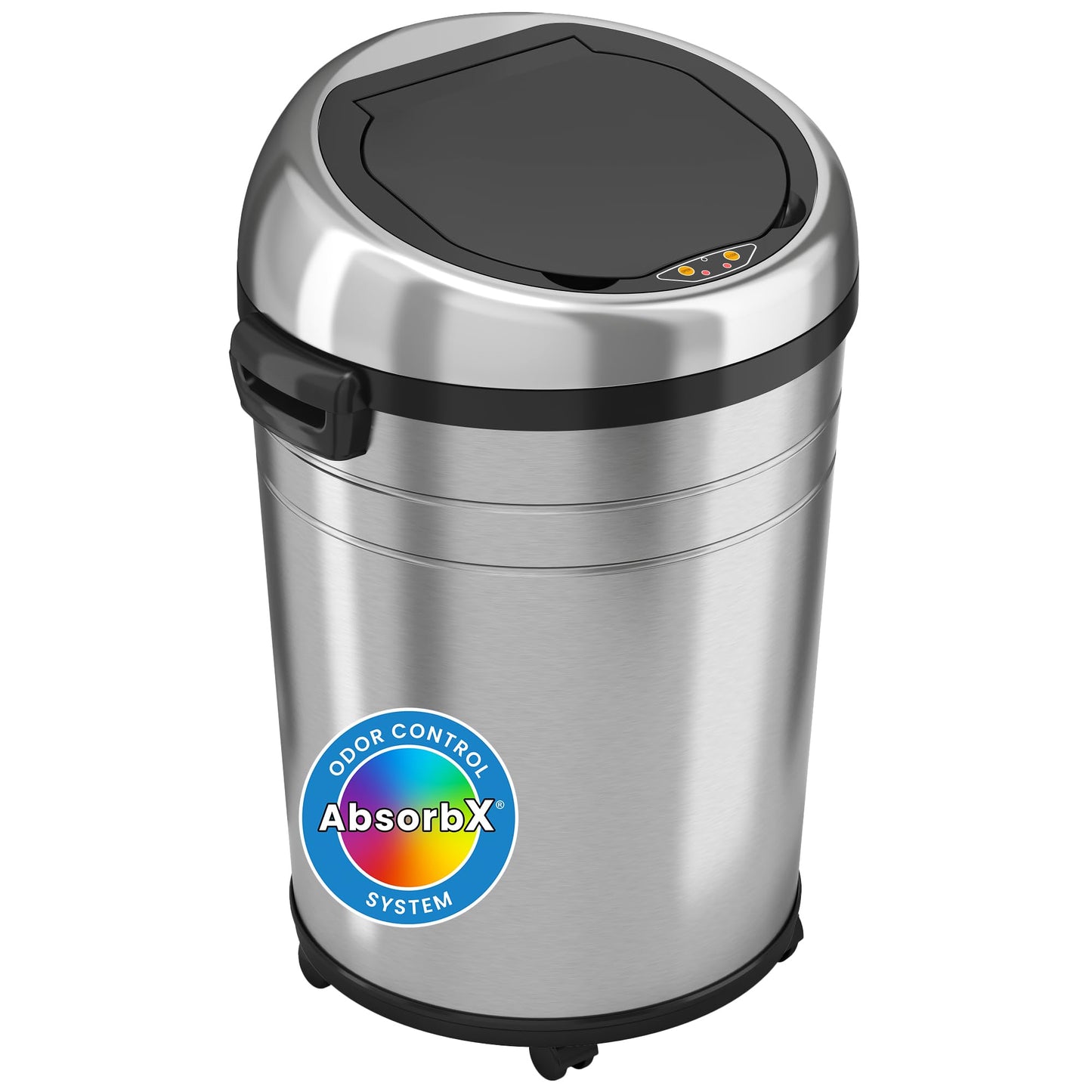 iTouchless 18 Gallon Large Commercial Size Stainless Steel Automatic Sensor Touchless Trash Can