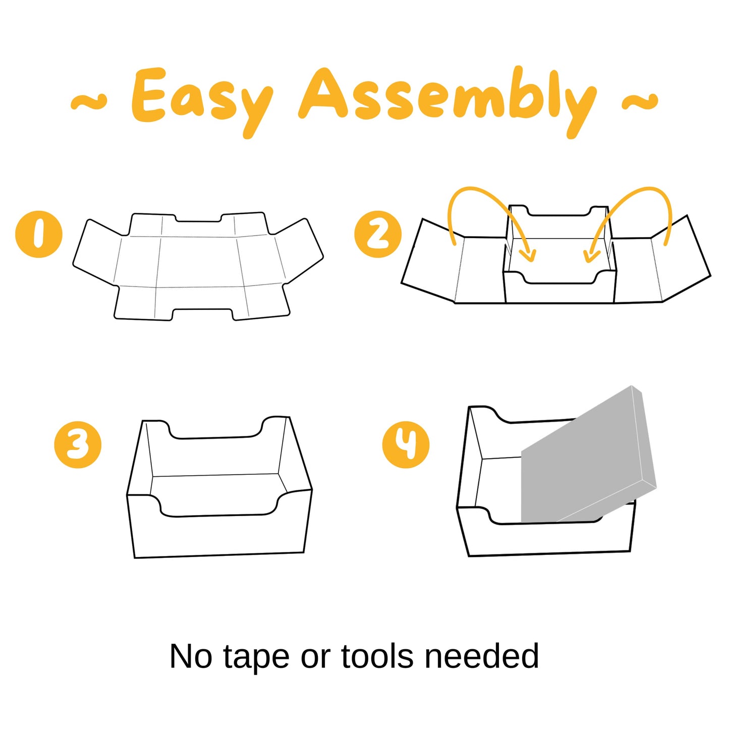 HIDE & SCRATCH Heavy Duty Cardboard Cat Scratcher Box and Cat Bed with Refillable Double-Sided Cardboard Scratch Pad for Indoor Cats