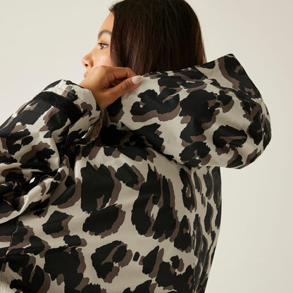 Regatta Outdoor Active Unisex Waterproof Changing Robe - True Leopard Print - SM
