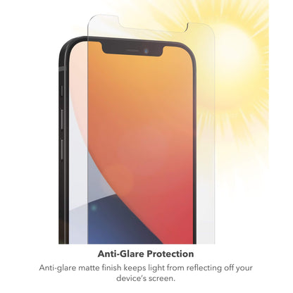 ZAGG Glass Elite Screen Protector for iPhone 16 Pro - 5X Stronger, Reinforced Edges, Ultra-Strong Tempered Glass, Scratch Resistant, Anti-Smudge, Easy Installation, InvisibleShield, Eco-Friendly