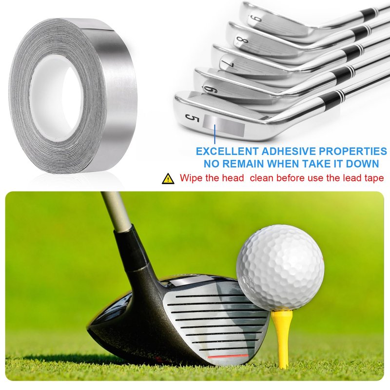 1 Gram/Inch Lead Roll Tape for Pickleball Paddles, 1/2'' x 100'' Pickleball Lead Weight Tape for Golf Adhesive Lead Tape for Golf Club Racquet Tennis Racket