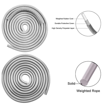 Gaoykai weighted jump rope Fitness for women men,1LB Tangle-free Skipping Rope for Muay Thai Training Crossfit workout Aluminum Handles Adjustable Length PVC Cord and Cotton Rope