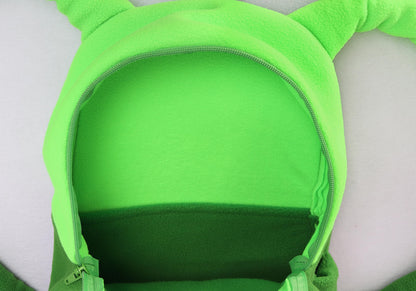 DAZCOS Green Backpack Anime Character Cartoon Unisex Cosplay Costume Accessories Bag for Adult Everday Use Halloween Party (Green)