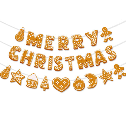 Merry-Christmas Holiday Party-Decorations Wall-Window Banners - 2pcs Fireplace Happy New Year Birthday Paper Streamers, Hanging Backdrop Decor Lasting Surprise