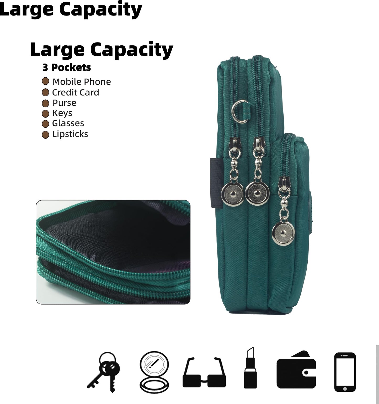 Cell Phone Purse Small Crossbody Bag Smartphone Wallet Phone Holder