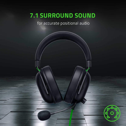 Razer BlackShark V2 X - Multi-Platform Wired Esports Headset (Triforce 50 mm Drivers, Advanced Passive Noise Cancellation, 7.1 Surround Sound, Hyperclear Cardioid Mic) Black