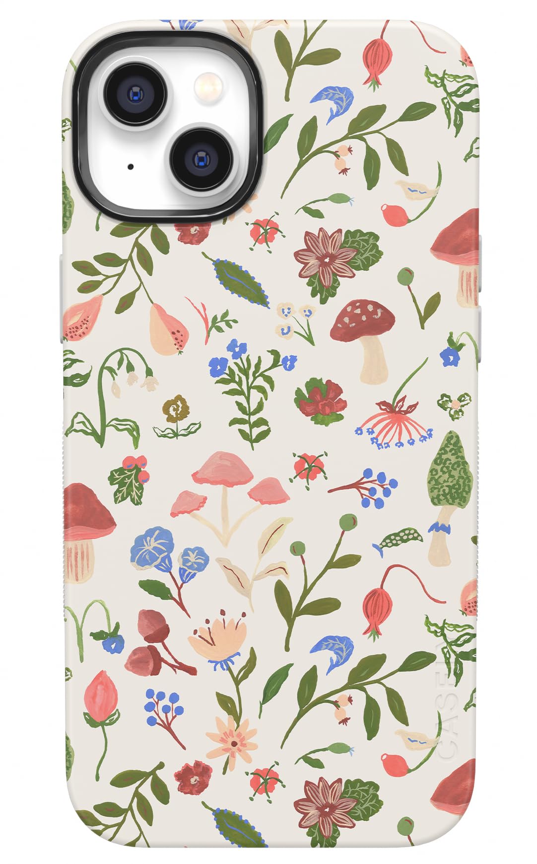 Casely iPhone 14 Plus Case | Sage Garden | Green Floral | Compatible with MagSafe | Bold Protective Design