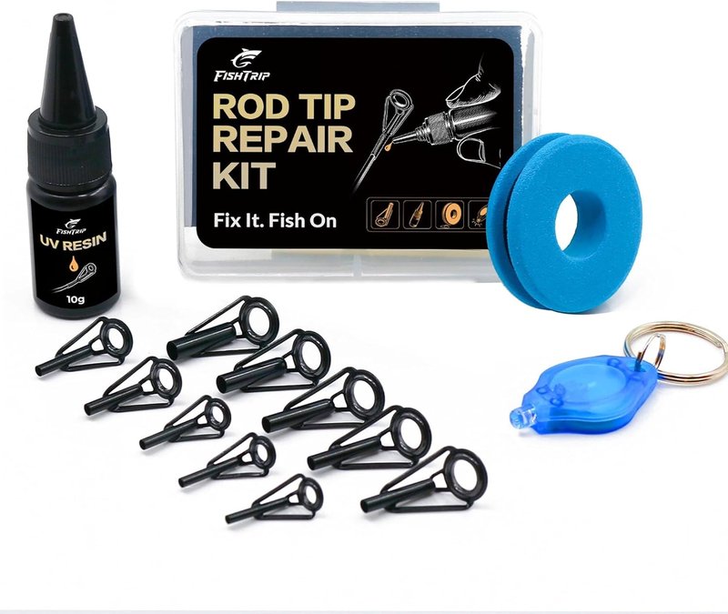Fishing Rod Tip Repair Kit - Stainless Steel & Ceramic Guides | 20/60/70/90/230pcs Replacement Eyelets