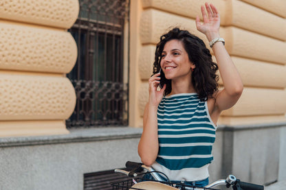 Aloha Earrings - Clip On Hoop Earrings for Women - Silver and Gold-Tone Brass Spring Hoops for Non-Pierced Ears