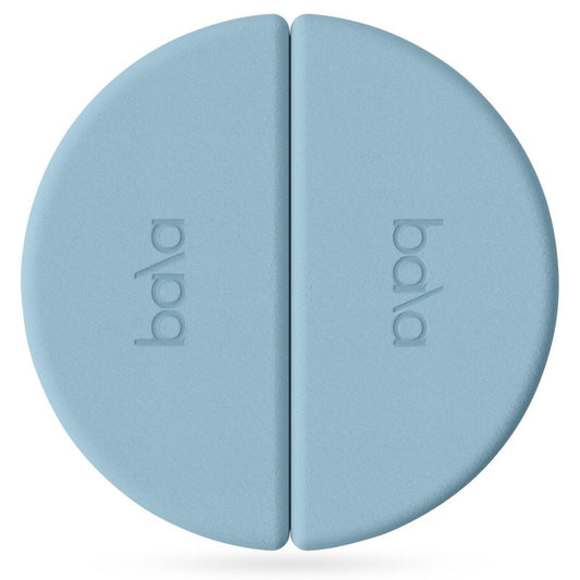 Bala Balance Blocks 2 Pack, Yoga Blocks for Working Out, (Sea) - Semi-Circular Yoga Accessories for Stretching & Exercise - Yoga Equipment for Home Workout - Yoga Block Essentials for Women & Men