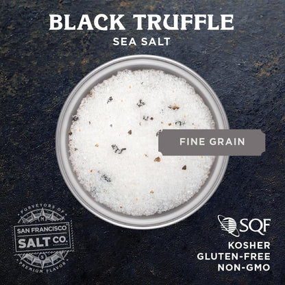 Italian Black Truffle Salt 2 lb. Bulk Bag by San Francisco Salt Company