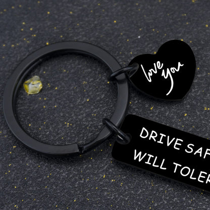 Mens Fathers Day Dad Gifts for Him Naughty Birthday Bf Gifts Anniversary Keychain for Men Sweetest Day for Him Husband Boy Friend Drive Safe Couples from Girlfriend Wife Gift Her Fiance Christmas