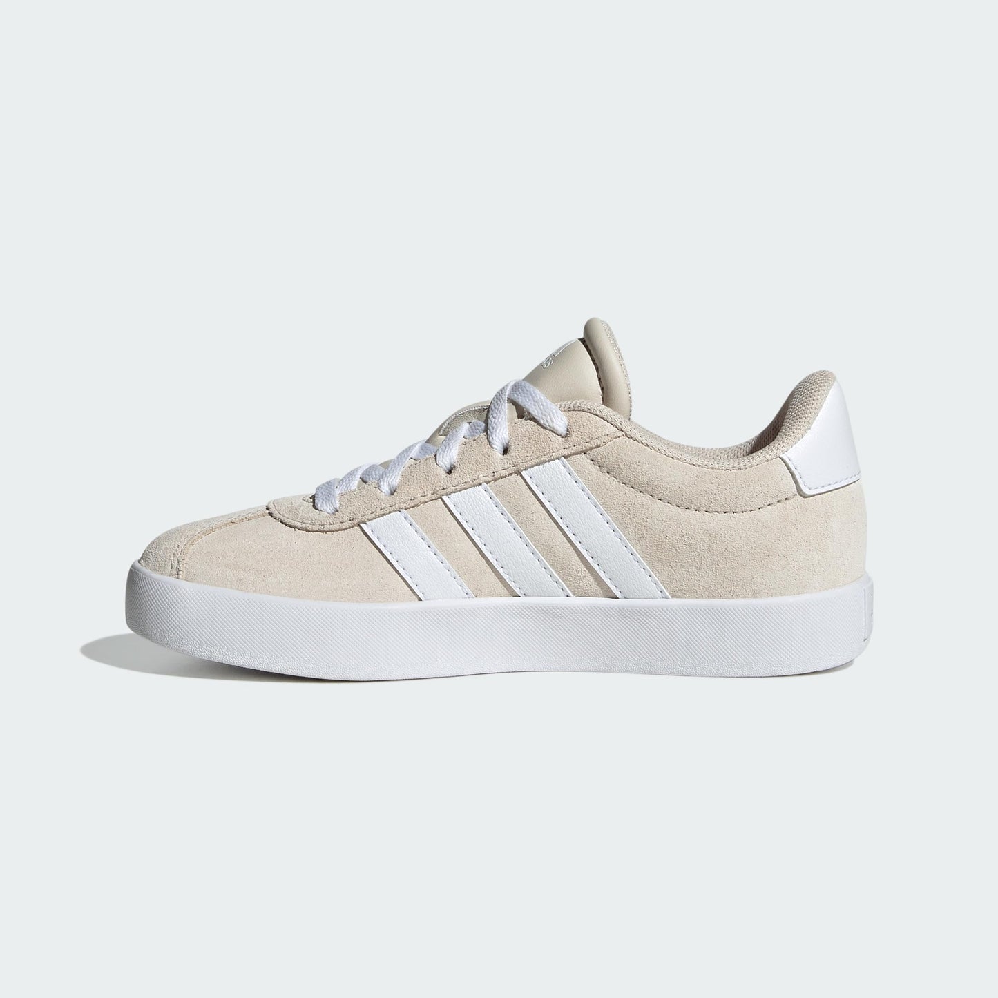 adidas Unisex Kids VL Court 3.0 Shoes, Aluminium/Cloud White/Aluminium, 6 UK