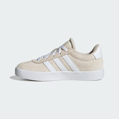 adidas Unisex Kids VL Court 3.0 Shoes, Aluminium/Cloud White/Aluminium, 6 UK