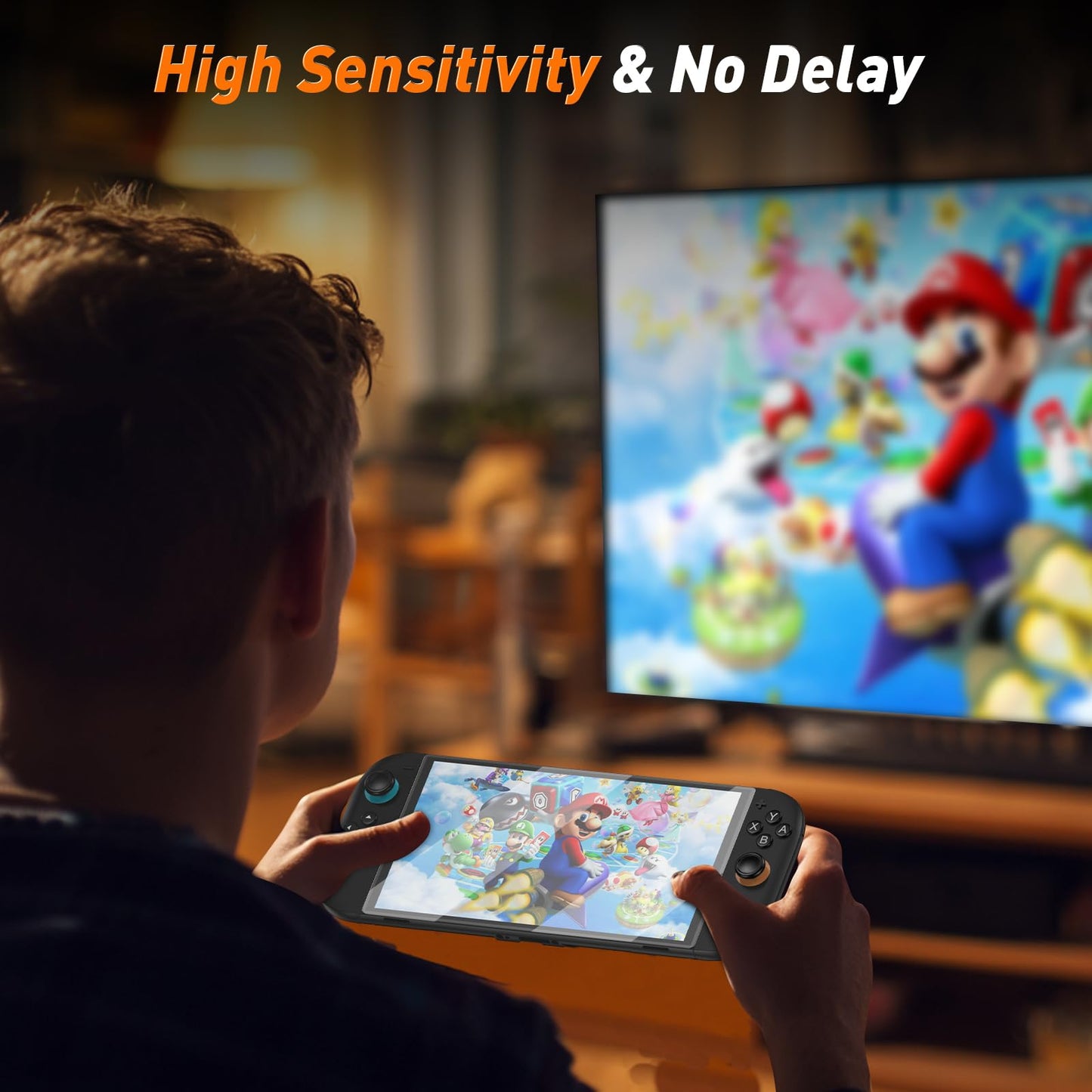 daydayup 4-Pack Screen Protector Tempered Glass for Nintendo Switch 2 [7.9 inch] 2025 with [Alignment Frame] -HD Clear Anti-Scratch Travel Transparent Clear Screen Protector