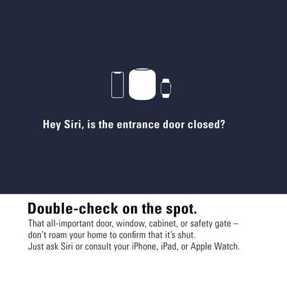 Eve Door & Window (Matter) 3 Pack – Smart Contact Sensor for Doors & Windows, Open/Closed State, Automatic Control of Accessories, Matter Over Thread, Apple Home, Alexa, Google Home, SmartThings
