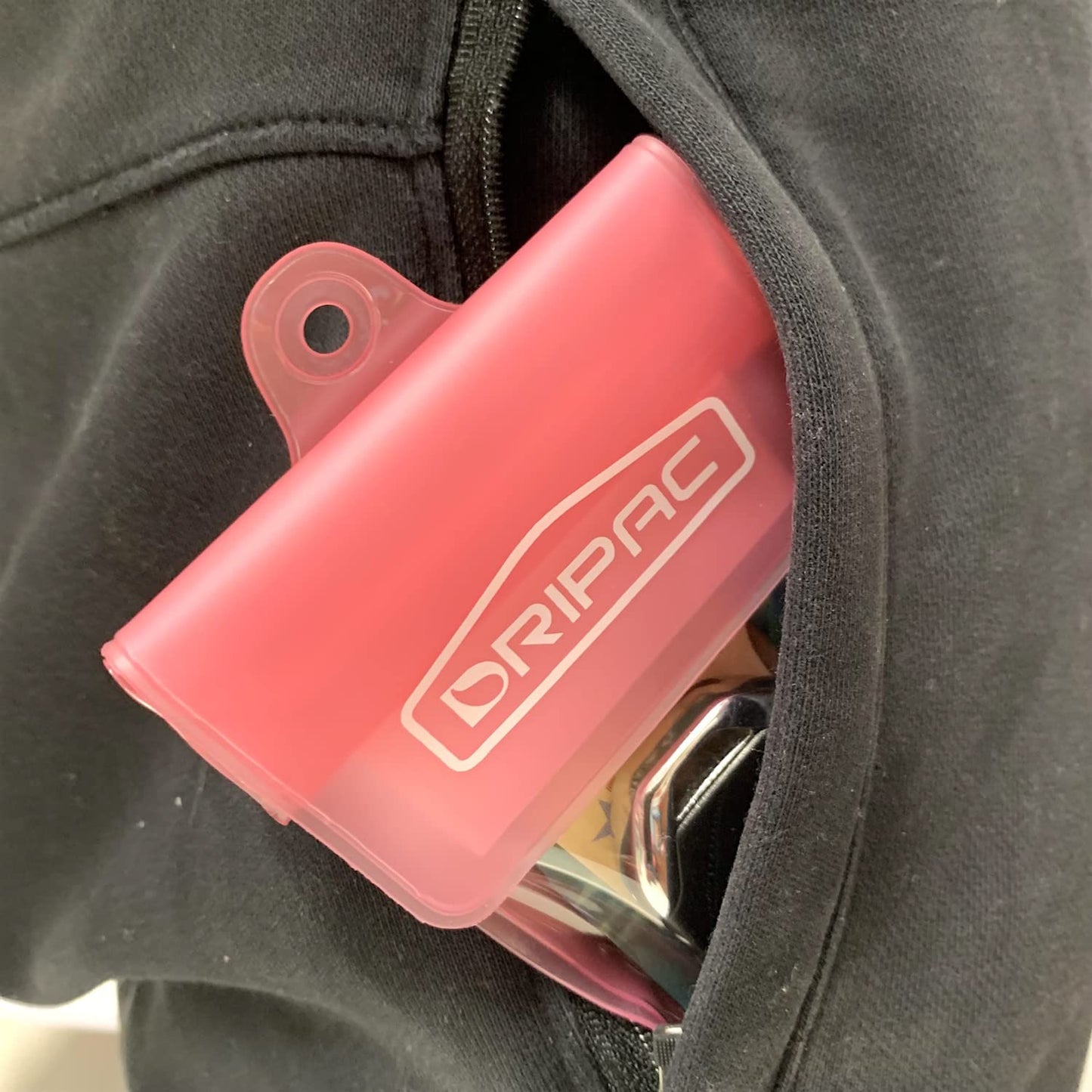 DRIPAC Waterproof Car Key FOB Case Waterproof Wallet Waterproof Holder Pouch For Key ID Badge Credit Card Money（Pink）