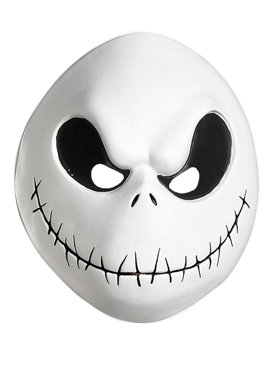 Disney mens Disguise the Nightmare Before Christmas Jack Skellington costume masks, White/Black, One Size US