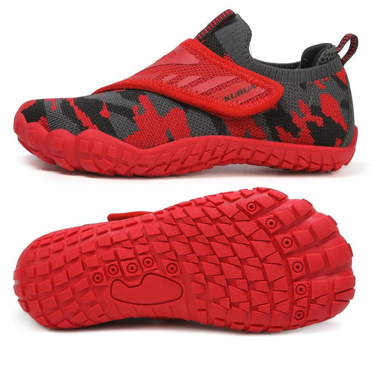 KUBUA Water Shoes for Kids Boys Girls Beach Swim Pool Multifunctional Aqua Shoes Quick Dry Lightweight Toddler Little Big Kid Red 8 Toddler