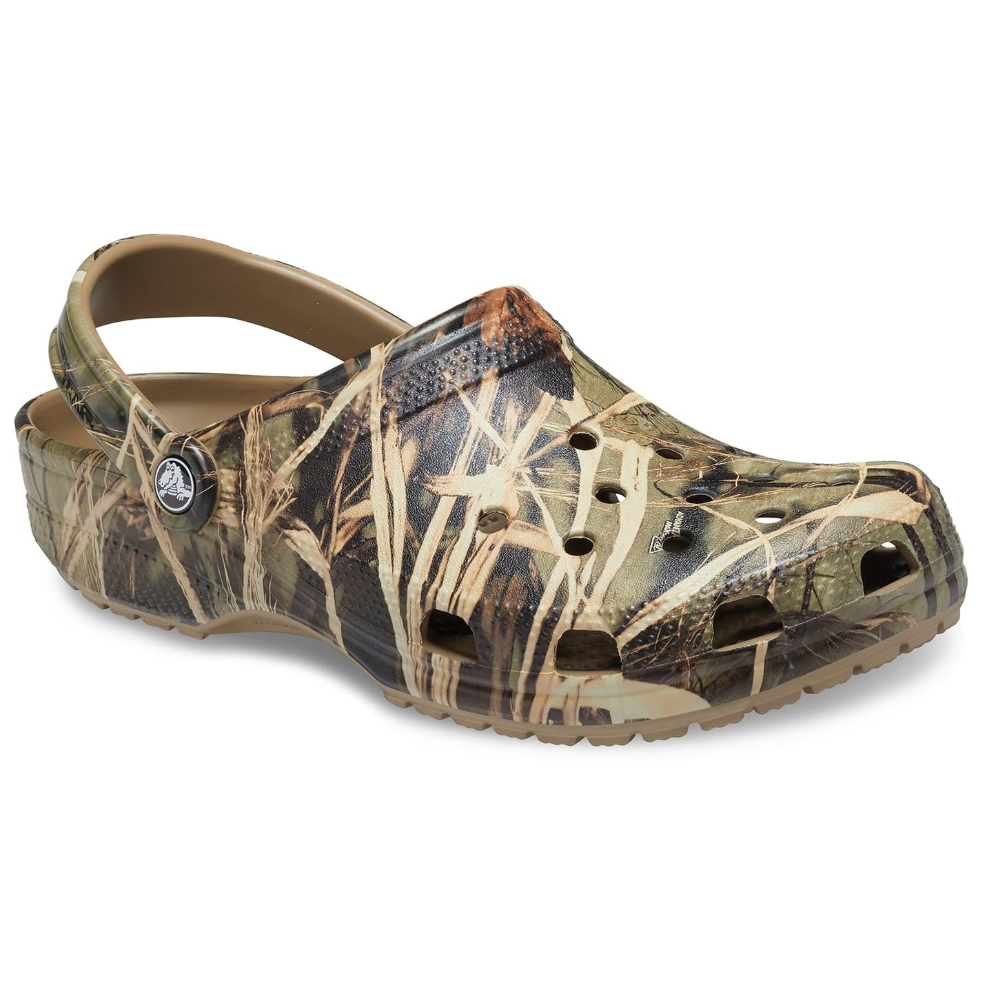 Crocs Classic Realtree, Unisex Adults Clogs, Brown (Khaki), 3 (36/37 EU)