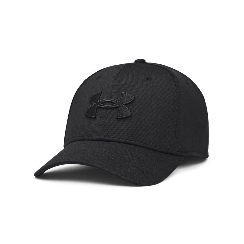 Under Armour Men's Blitzing Cap Stretch Fit, (002) Black / / Black, Large/X-Large