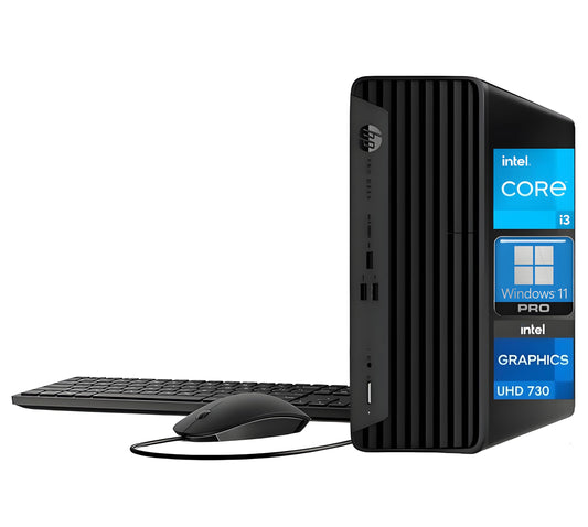 HP ProDesk SFF 400 G9 Business Desktop Computer, 13th Gen Intel Quad-Core Processor, 16GB DDR5 RAM, 256GB PCIe + 1TB HDD, Small Form Factor, Type-C, DisplayPorts, Wi-Fi, HDMI, Windows 11