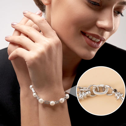 HINZIC 925 Sterling Silver Oval Necklace Shortener Clasp Hypoallergenic Tiny Carabiner Snap Clip Valentines Wedding Bracelet Ring Connector Lock for Women Jewelry Making