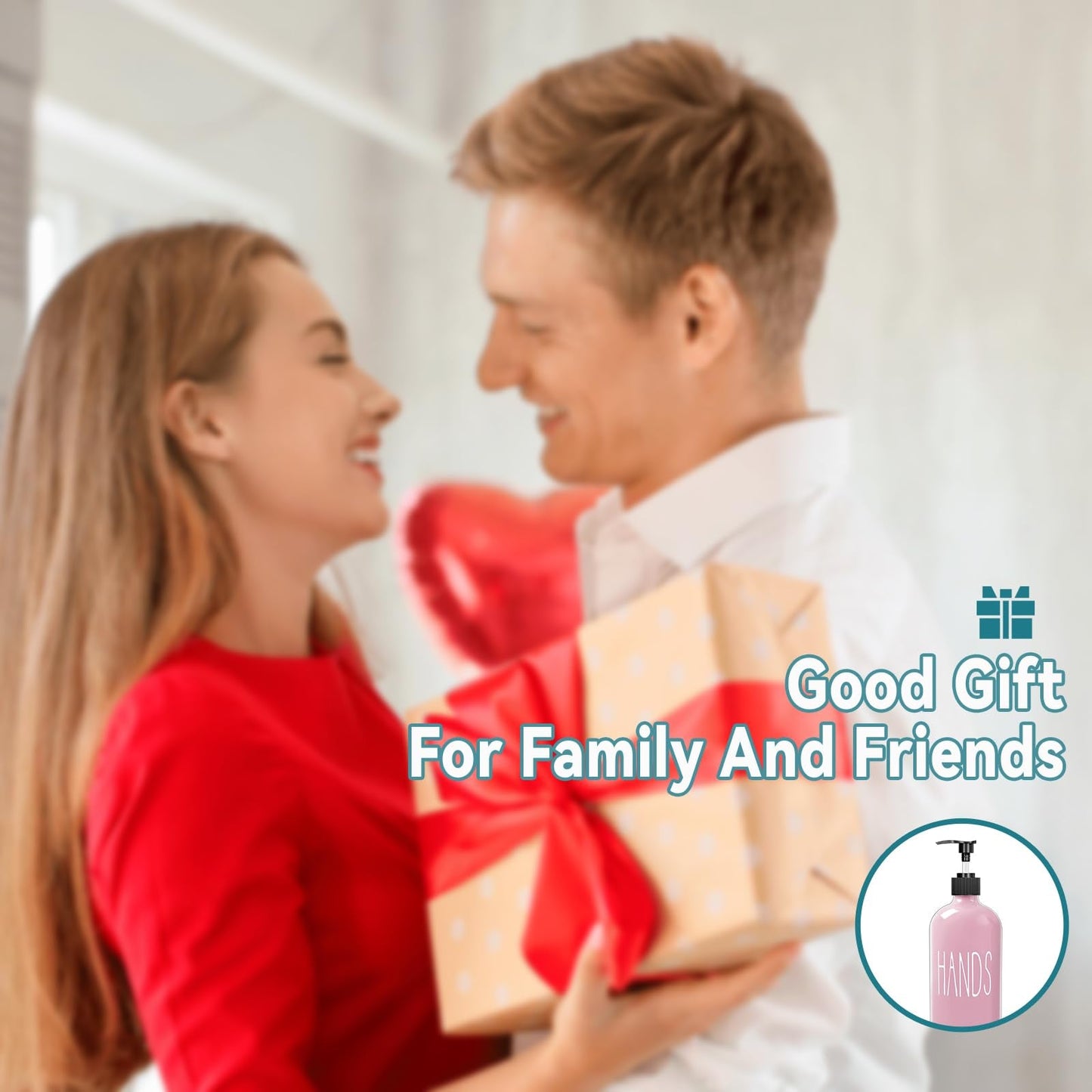 COHOSEGE Glass Soap Dispenser Set 2 Pack,16 Oz Dish Soap Dispenser for Kitchen Sink,Pink Kitchen Accessories and Kitchen Decor,Pink Decorations and Kitchen Utensils for Kitchen