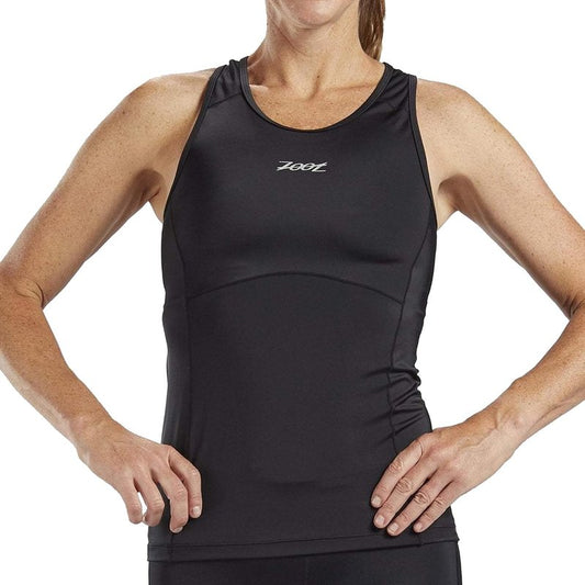 Zoot Women's Triathlon Racerback Tank Top - UPF 50+ Fabric, Built-in Bra Support, Rear Pockets