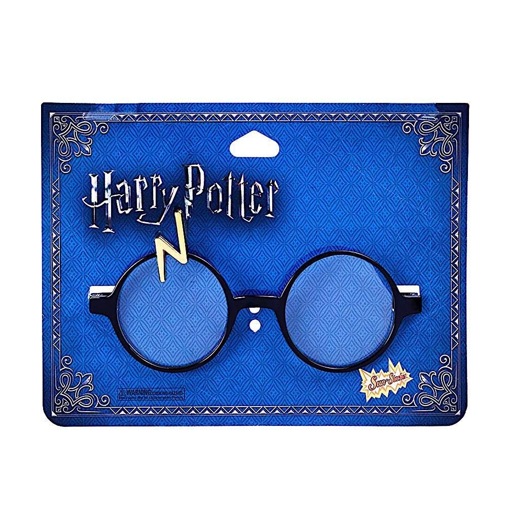 Sun-Staches Official Harry Potter Sunglasses with Lightning Scar | Costume Accessory | UV400 | One Size Fits Most